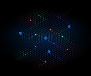 multi-colored isometric illustration Interconnection of CoreSite datacenters