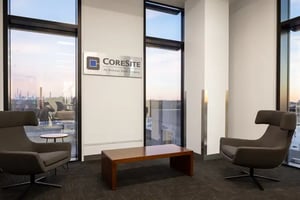 CoreSite NY3 Data Center View of Lobby